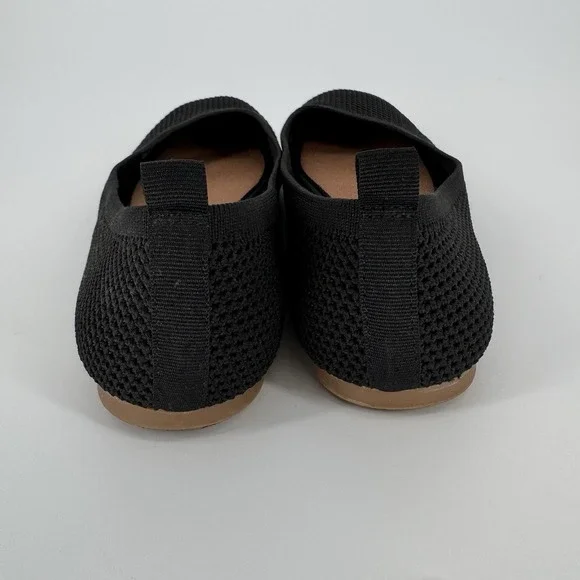 Lucky Brand Flats Women's Size 7.5 Black Daneric Knit Shoe Washable‎ - Picture 4 of 6